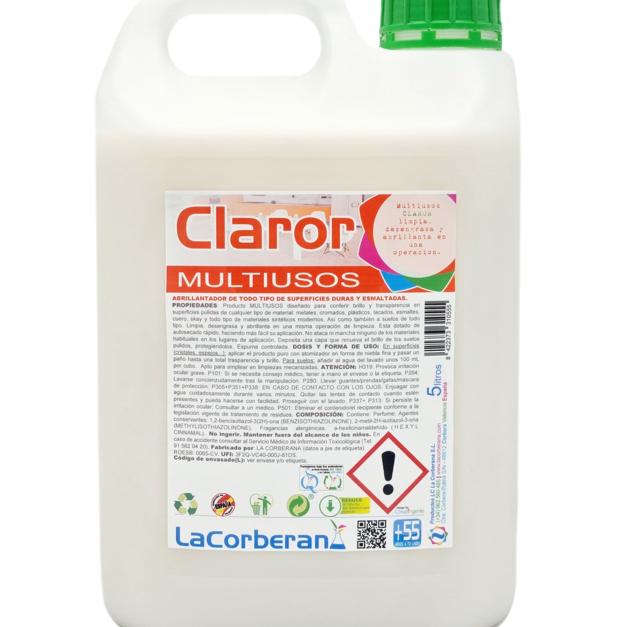 Limpiador de madera y multiusos para suelos
