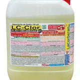Desinfectante clorado industrial, adecuado para grandes volúmenes de agua. Ideal para industrias y grandes complejos.
