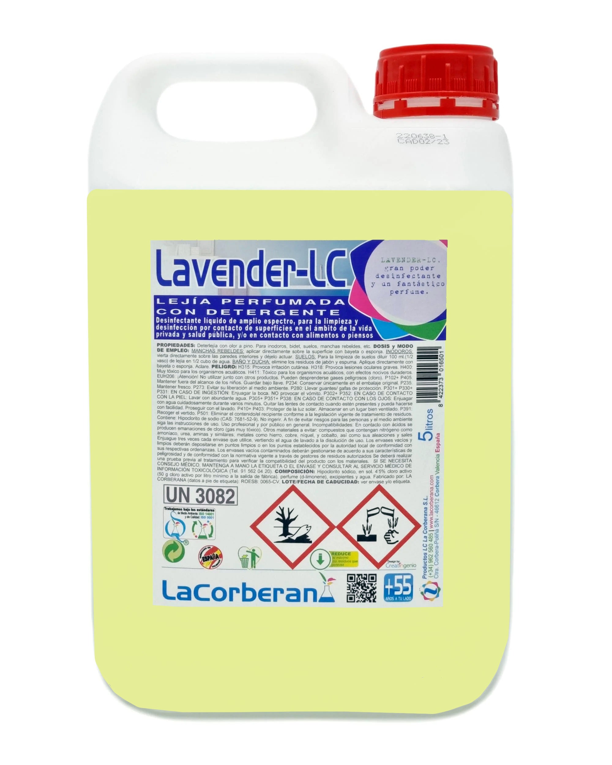 Desinfectante clorado perfumado