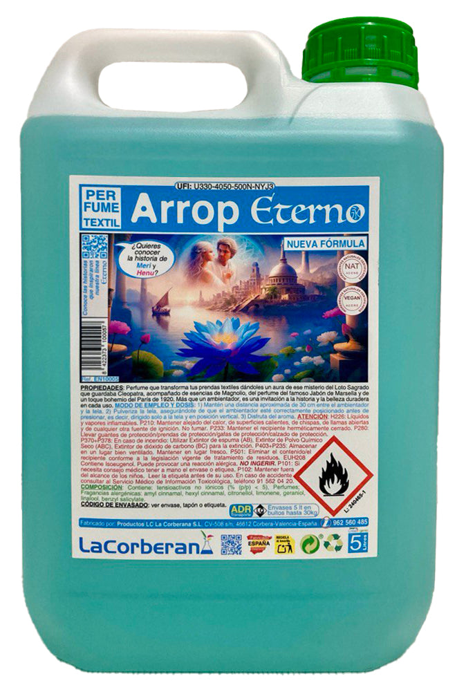 Perfumador de ropa extra concentrado. Pulverizar directamente a la ropa.