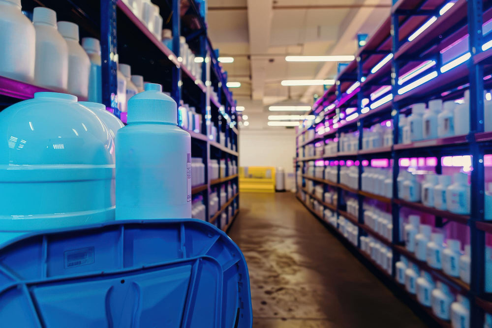 Almacenamiento Separado de Químicos y Alimentos