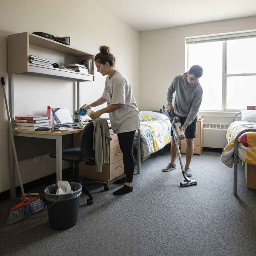 Limpieza y mantenimiento en residencias universitarias: guía práctica para estudiantes y centros