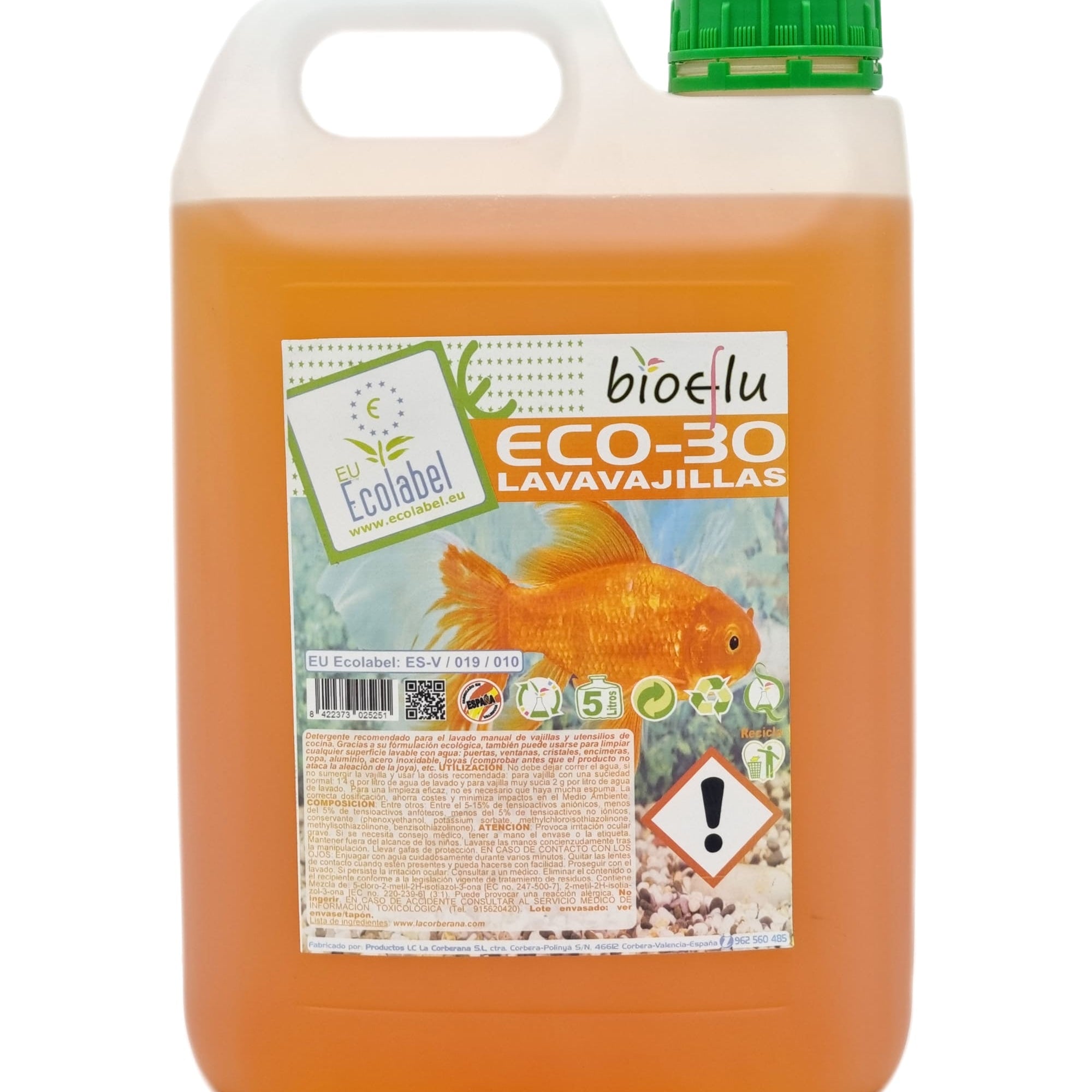 Lavavajillas ecológico con certificación Ecolabel