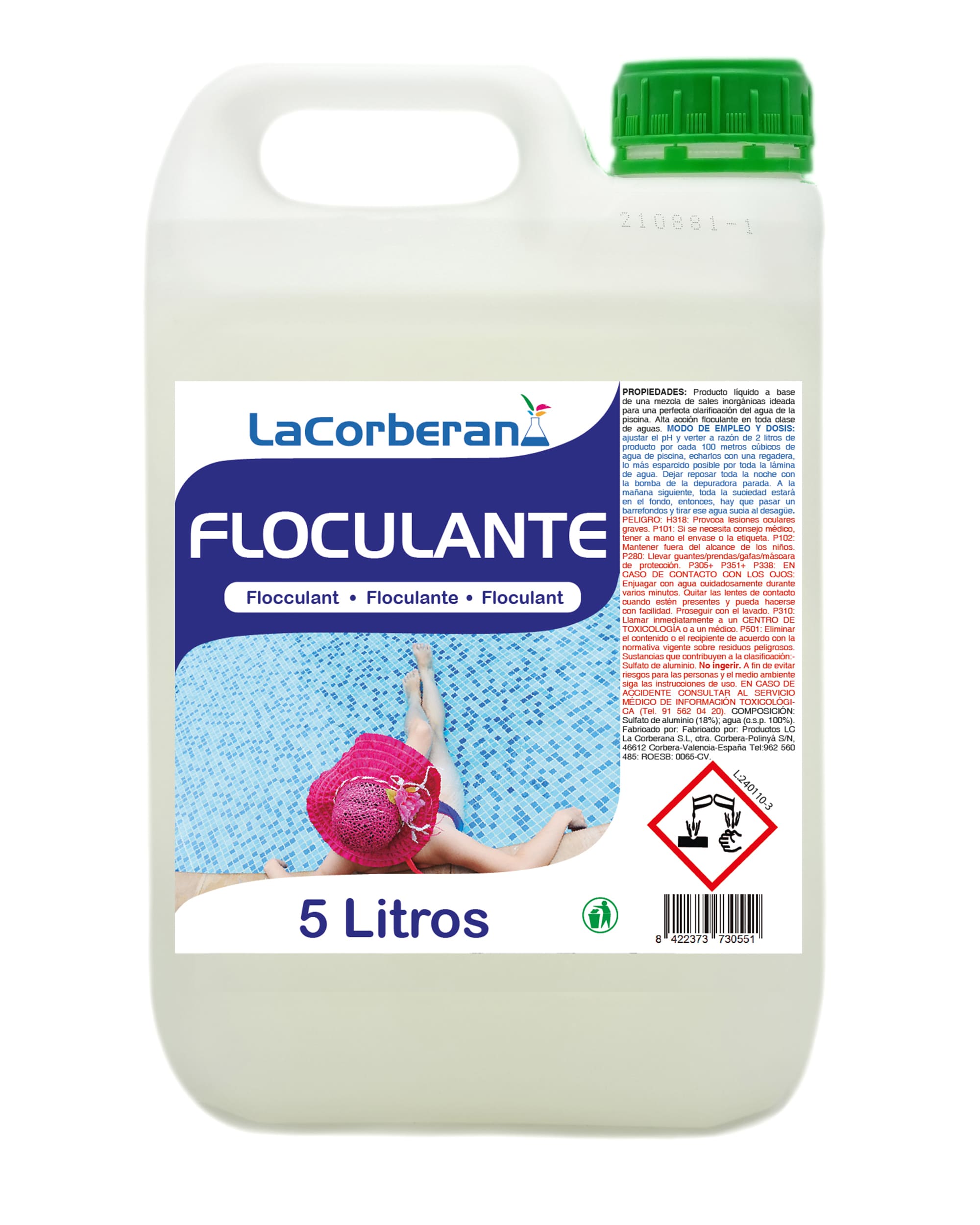 Floculante Liquido para Piscinas